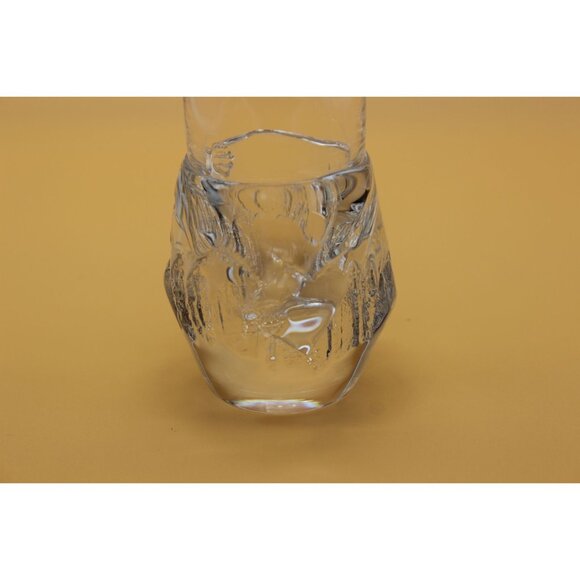 Daum France mid century modern abstract bulb base crystal‎ vase signed - Picture 6 of 16